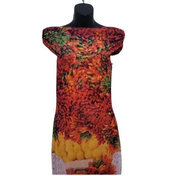 Zara Woman Off Shoulder Maxi Floral Print Dress with Side Slit Sz Medium NWT - Picture 5 of 8
